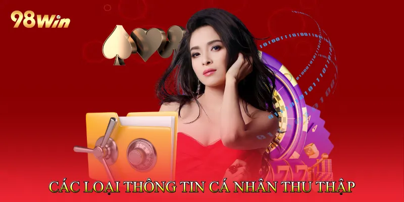 quyền riêng tư 98win 2 Các loại thông tin cá nhân thu thập